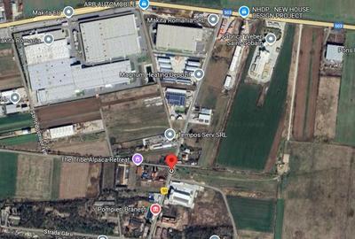 Teren intravilan de vânzare – 10.000 mp – Brănești, Ilfov – Str. Gării - 2