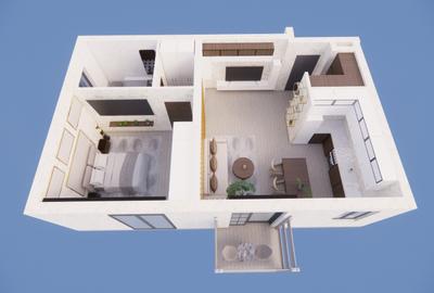 Apartament 2 camere, langa Shopping City, etaj 3, bloc cu lift, parcare. - 11