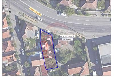 Teren intravilan de vânzare, 300 mp, zona Calea Clujului - 1