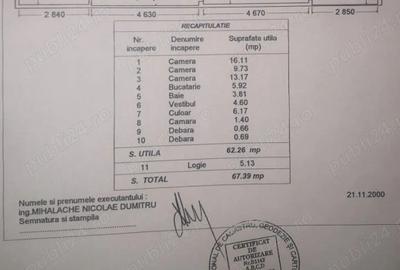 Apartament cu 3 camere semidecomandat în Balta Albă