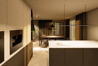 Apartament cu 3 camere semidecomandat în Lacul Tei