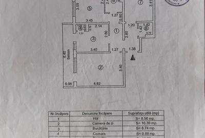 Apartament 3 camere confort 1 decomandat, zona Progresu, etaj 3/4. - 12