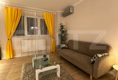 Apartament cu 2 camere semidecomandat, mobilat în Tineretului