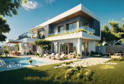 Casa de lux, piscina, garaj, 120mp utili, 550 mp curte - 4