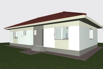 Casă individuală cu 4 camere în Hălchiu