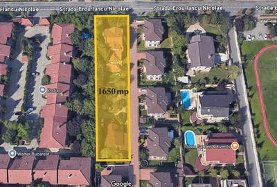 Teren Construcții intravilan de 1650 mp, în Iancu Nicolae