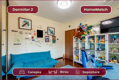 Promoroaca 7 || 3 camere || Mobilat modern || Parcare subterană - 13