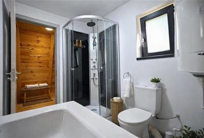 Eleganta,echipata casa A Frame,1.200 mp teren,deschidere Piatra Craiului,Moieciu - 9