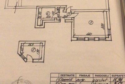 Garsoniera Bd. Dacia, bloc interbelic, risc 2, etajul 5, semimobilata - 11