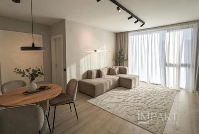 Apartament cu 2 camere semidecomandat, mobilat în Central