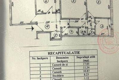 Vanzare 3 camere decomandate-zona Teiul Doamnei