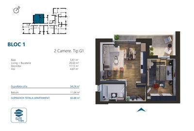 Apartament 2 camere | TORONTALULUI - METRO 2 - 10