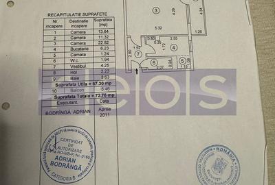 VANZARE 3 CAMERE | MOBILAT-UTILAT COMPLET | NOU RENOVAT | METROU - 15