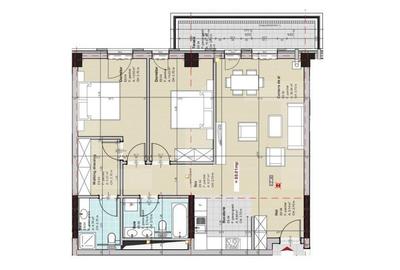 Apartament la cheie, 3 camere, 88 mp utili, terasă, panoramă, Zorilor - 16