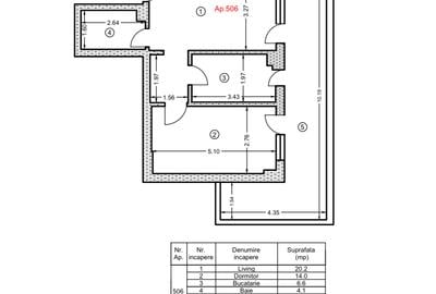 Apartament 2 camere/finisat la cheie/terasa 22 mp/Metalurgiei-Grand Arena - 12