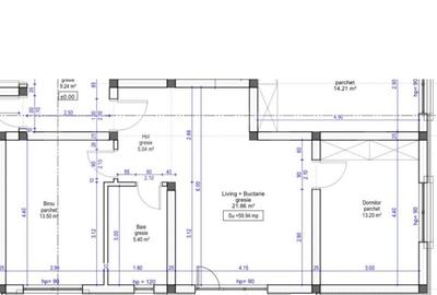 Apartament FINISAT de 3 camere, CF disponibil, 60 mp, zona Cetatii - 1