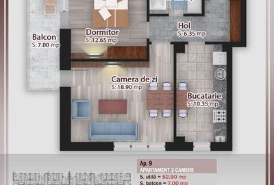 AP. 2CAM DECOMANDAT+LOC DE PARCARE INCLUS / PALLADY - PRET PROMO! - 1