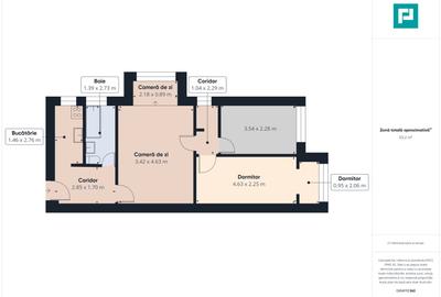 Apartament cu 3 camere,  2 balcoane Calea Șagului - 6