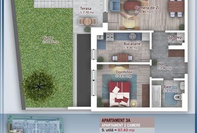 Apartament cu 2 camere decomandat în Theodor Pallady