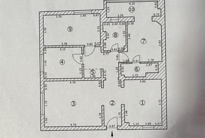 Apartament 4 camere | decomandat | zona Faget - 13