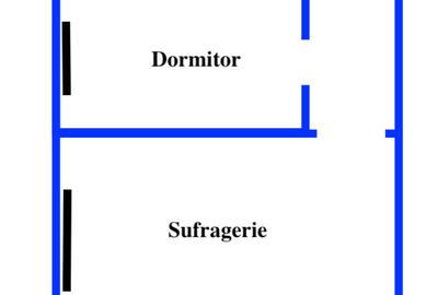 Apartament cu 3 camere semidecomandat, mobilat în Dacia