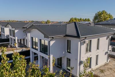 Vile finalizate,piscina, carport, fotovoltaice, proiect amenajare, finisaje lux - 7