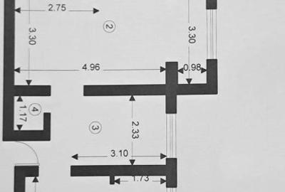 Apartament cu 3 camere în Decebal