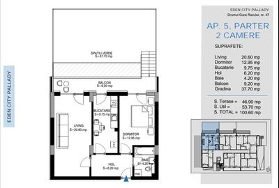 Apartament cu 2 camere decomandat în Theodor Pallady