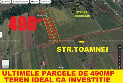 Teren Construcții intravilan de 490 mp, în Păcurari