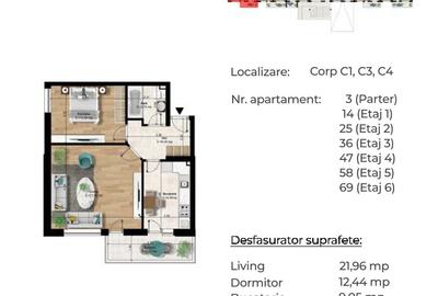 PROMOTIE!! Apartament 2 camere ,61mp , Metrou Berceni 5-7min - 1
