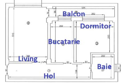 ROND tramvai CUG - Apartament 2 camere decomandat 59 mp, loc PARCARE - 8