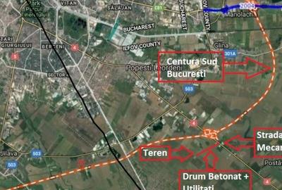 Teren intravilan Popesti | Proximitate A0 | Ideal dezvoltare imobiliara - 4