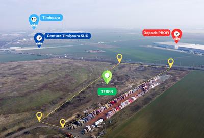 Teren | Zona industriala | Timisoara-Șag | Comision 0% - 3