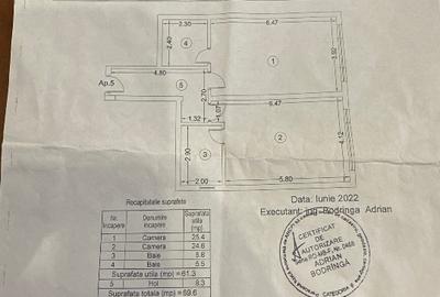 Apartament 2 Camere , 70 mp2 Bloc Nou , Metrou Crangasi , Proprietar - 8