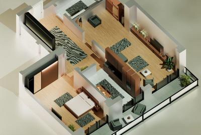 Tomis Nord/ Carrefour-Vanzare apartament cu 2 camere, bloc nou. - 4