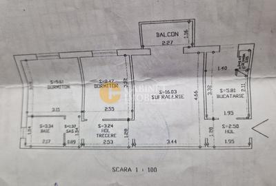 3 Camere Semidecomndat- Mobilat si Utilat- zona Zimbru - 12