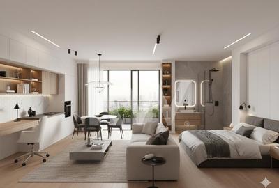 Apartament cu 3 camere decomandat în Noua