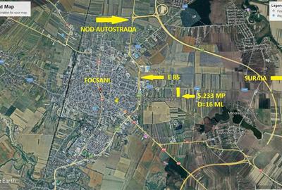 Teren intravilan 5.233 mp, D=16 ml, STRADA PRINCIPALA,zona ONASIS - 4