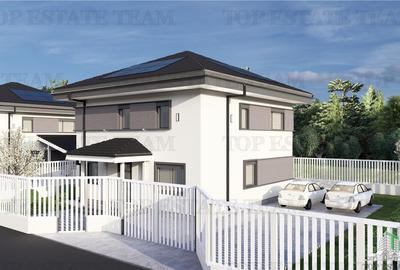 Vila de lux, independenta energetic, 255mp, 650mp teren, langa Padurea Snagov, j - 10
