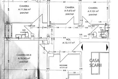 Apartament 4 camere pe Trotușului - 1
