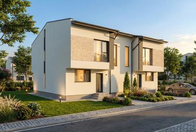 Case de tip duplex si individule cu 4 camere si mansarda. Comision 0 - 1