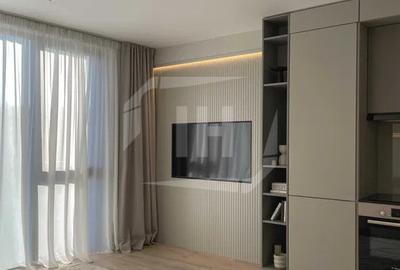 Apartament cu 2 camere semidecomandat, mobilat în Central