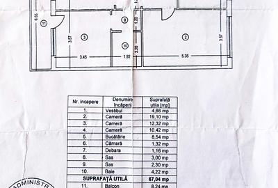 Apartament 3 camere decomandat  - Titan –  Bd. Theodor Pallady – Bd. 1 Dec. 1918 - 9