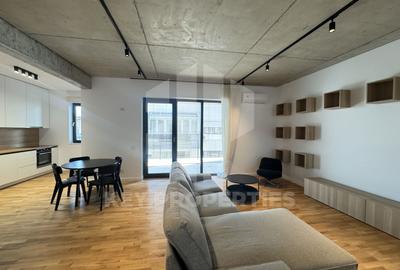 Zona Floreasca, apartament mobilat cu terasa de 20 mp si garaj - 1