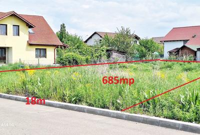 Teren Construcții intravilan de 685 mp, în Sânpetru