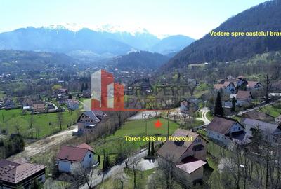 Teren intravilan 2.600 mp Predeluț Bran | Vedere Bucegi și Castelul Bran | Utili - 1