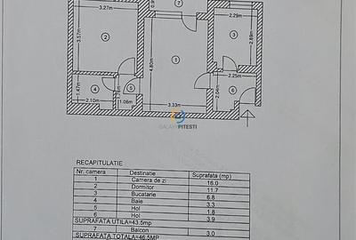 Apartament doua camere Craiovei cf. I, etaj 4, liber - 1