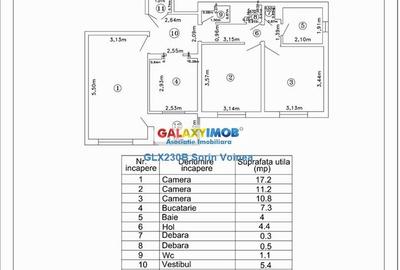 Apartament 3 camere Nicolae Grigorescu | decomandat -2bai metrou 14min - 8