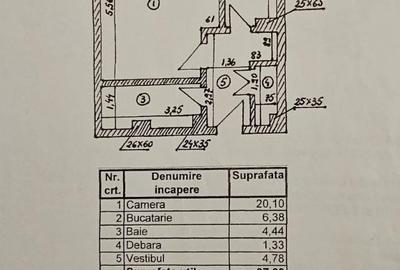 Crangasi - garsoniera de vanzare, decomandata, 40 mp. - 6
