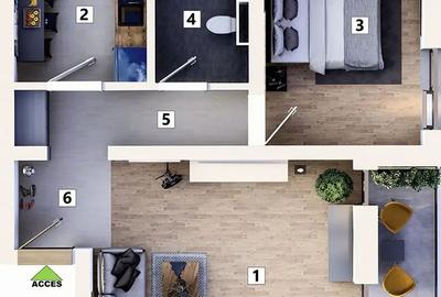Apartament 2 camere cu loc de parcare inclus - 10